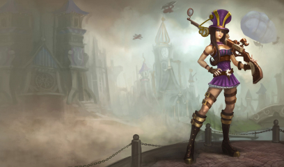 Caitlyn The Sheriff Of Piltover concept art from the video game League of Legends