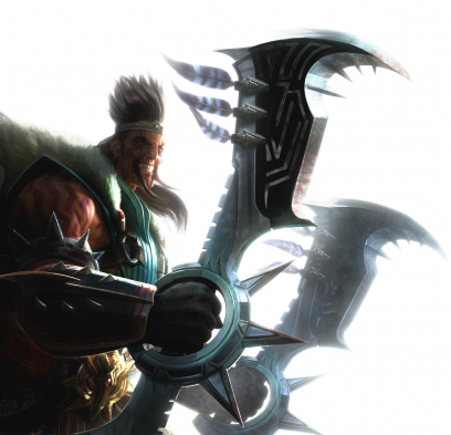 Draven Teaser concept art from the video game League of Legends
