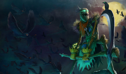 Fiddlesticks The Harbinger Of Doom concept art from the video game League of Legends