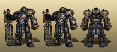 Garen Steel Legion concept art from the video game League of Legends