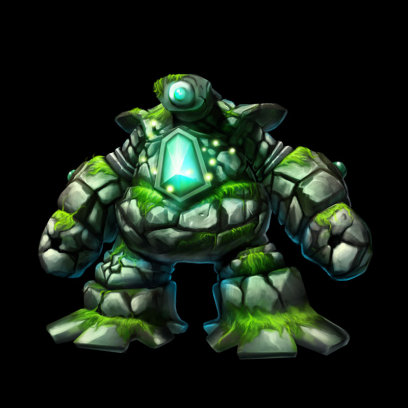 Golem concept art from the video game League of Legends