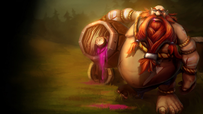 Gragas The Rabble Rouser concept art from the video game League of Legends