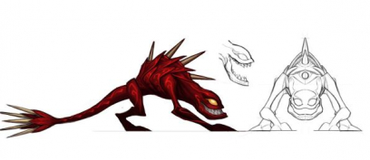 Omen concept art from the video game League of Legends