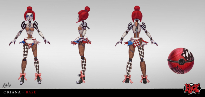 Orianna Initial Version concept art from the video game League of Legends