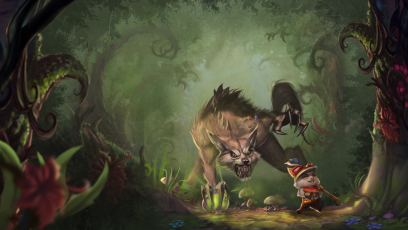 Teemo The Great Hunt concept art from the video game League of Legends
