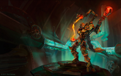 Viktor Full Machine concept art from the video game League of Legends