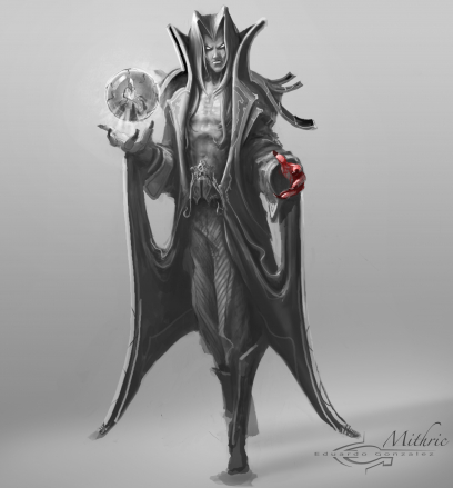 Vladimir The Crimson Reaper concept art from the video game League of Legends by Eduardo Gonzalez