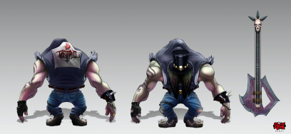 Yorick Pentakill concept art from the video game League of Legends by Larry Ray