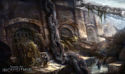 Environment Concept art from the video game Dragon Age: Inquisition