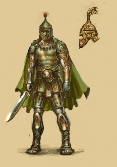 Nemedian Male concept art from the video game Age of Conan: Unchained