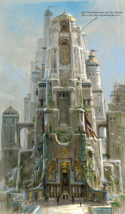 King Conan's Castle concept art from the video game Age of Conan: Unchained