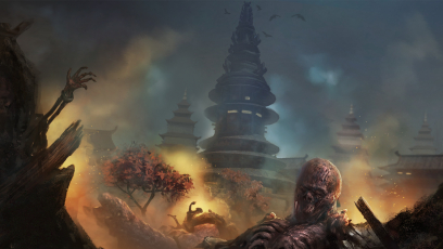 T'ian'an Loading Screen concept art from the video game Age of Conan: Unchained