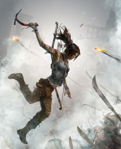 Definitive Edition concept art from the video game Tombraider (2013) by Brenoch Adams