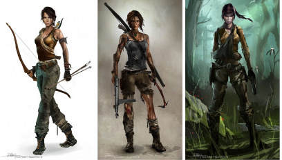 Styles concept art from the video game Tombraider (2013) by Brenoch Adams