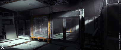 Under Construction concept art from the video game Killzone Shadow Fall
