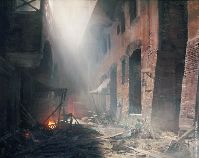 Aftermath concept art from the video game Ryse: Son of Rome