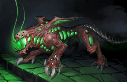 Mutant Howler concept art from the video game Dungeon Runners