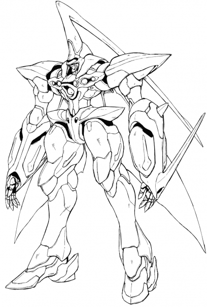 El Renmazuo concept art from the video game Xenogears