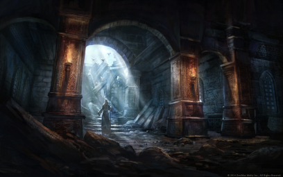 Dungeon concept art from the video game The Elder Scrolls Online