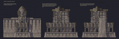 Dwarven Architecture concept art from the video game The Elder Scrolls Online