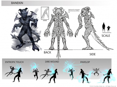 Banekin concept art from the video game The Elder Scrolls Online