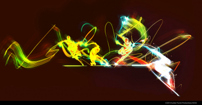 Neon Dash concept art from the video game inFAMOUS Second Son by Levi Hopkins