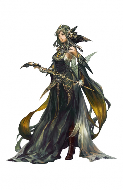 Main Marylis Krybaum concept art from the video game Stranger of Sword City