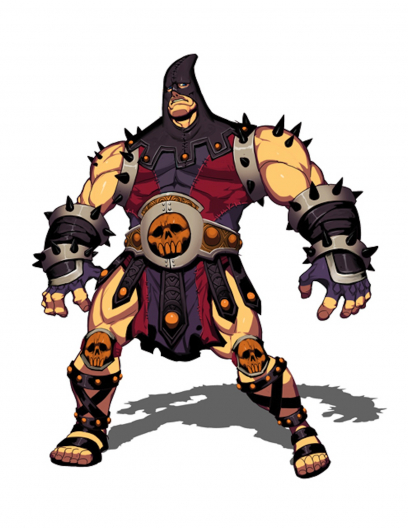 Hugo Alternate Costume concept art from the video game Ultra Street Fighter IV
