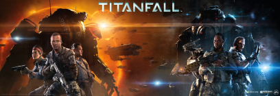 Panoramic Promotional Poster concept art from the video game Titanfall