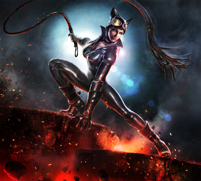 Catwoman - Marketing Asset concept art from the video game Infinite Crisis