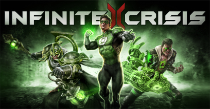 Green Lanterns concept art from the video game Infinite Crisis