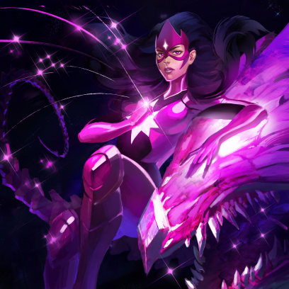 Star Sapphire concept art from the video game Infinite Crisis