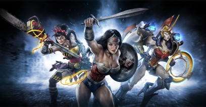 Wonder Women concept art from the video game Infinite Crisis