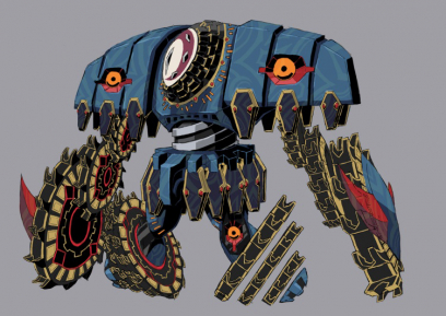 Pain concept art from the video game Bayonette 2