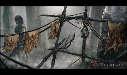 Animal Skins concept art from the video game Hellblade by Mark Molnar