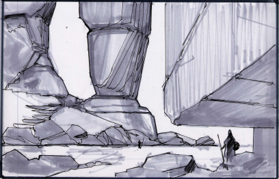 Architecture Concepts concept art from The Elder Scrolls V: Skyrim by Adam Adamowicz