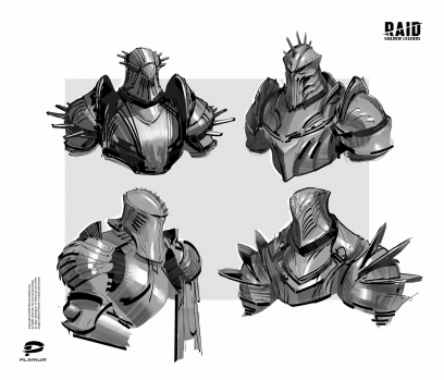 Concept art of Boss Ideation from the video game Raid: Shadow Legends by Alexander Dudar$ArtStation^https://www.artstation.com/alexd9