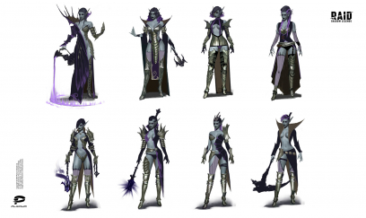 Concept art of Character Concept Art from the video game Raid: Shadow Legends by Tetyana Dudar$ArtStation^https://www.artstation.com/maileentyan