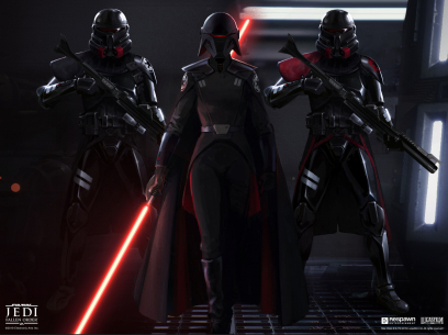 Concept art of Purge Troopers from the video game Star Wars Jedi Fallen Order by Jordan Lamarre Wan