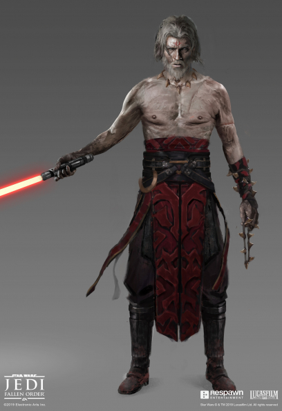 Concept art of Taron Malicos from the video game Star Wars Jedi Fallen Order by Jordan Lamarre Wan