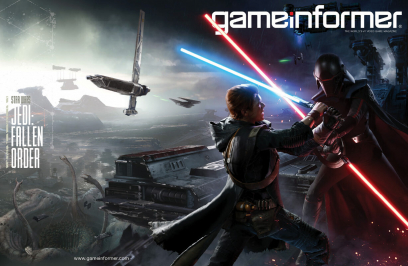 Concept art of Game Informer Cover from the video game Star Wars Jedi Fallen Order by Jordan Lamarre Wan
