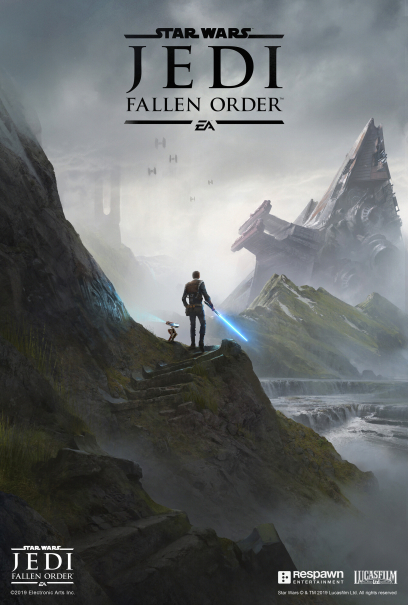 Concept art of Teaser from the video game Star Wars Jedi Fallen Order by Jordan Lamarre Wan