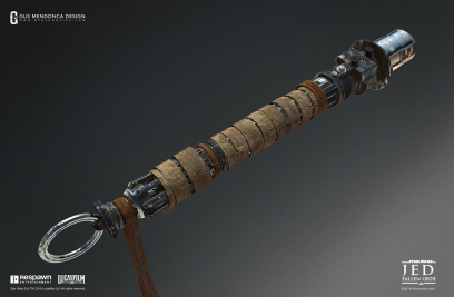 Concept art of Boone Lightsaber Top from the video game Star Wars Jedi Fallen Order by Gustavo Henrique Mendonça