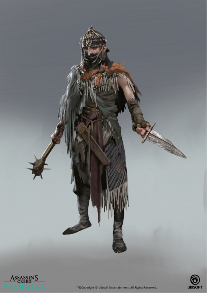 Concept art of Bandit Militia from the video game Assassin's Creed Valhalla by Even Amundsen