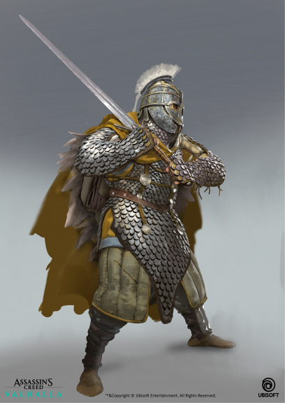 Concept art of Saxon Ring Leader from the video game Assassin's Creed Valhalla by Even Amundsen