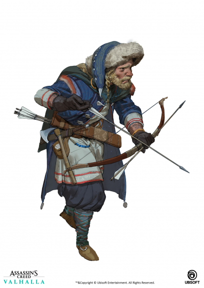 Concept art of Viking Scout from the video game Assassin's Creed Valhalla by Even Amundsen