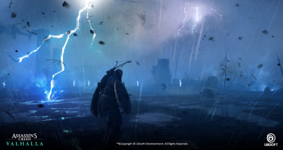 Concept art of Mood And Lighting from the video game Assassin's Creed Valhalla by Charlie Thorpe