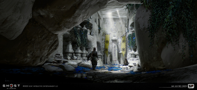 Concept art of Hidden Tomb Nagao from the video game Ghost Of Tsushima by Ian Jun Wei Chiew