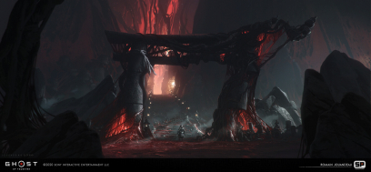 Concept art of Legends Environment Concept from the video game Ghost Of Tsushima by Romain Jouandeau