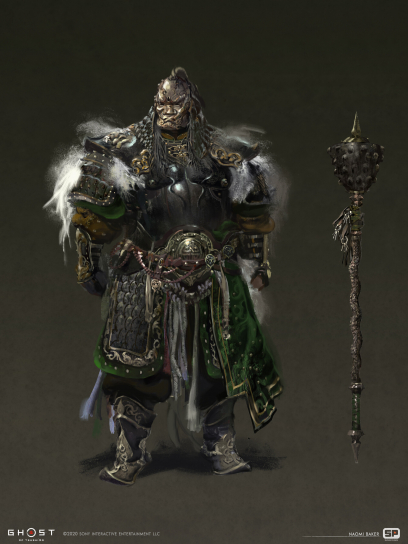 Concept art of Mongol Army Tier 5 from the video game Ghost Of Tsushima by Naomi Baker